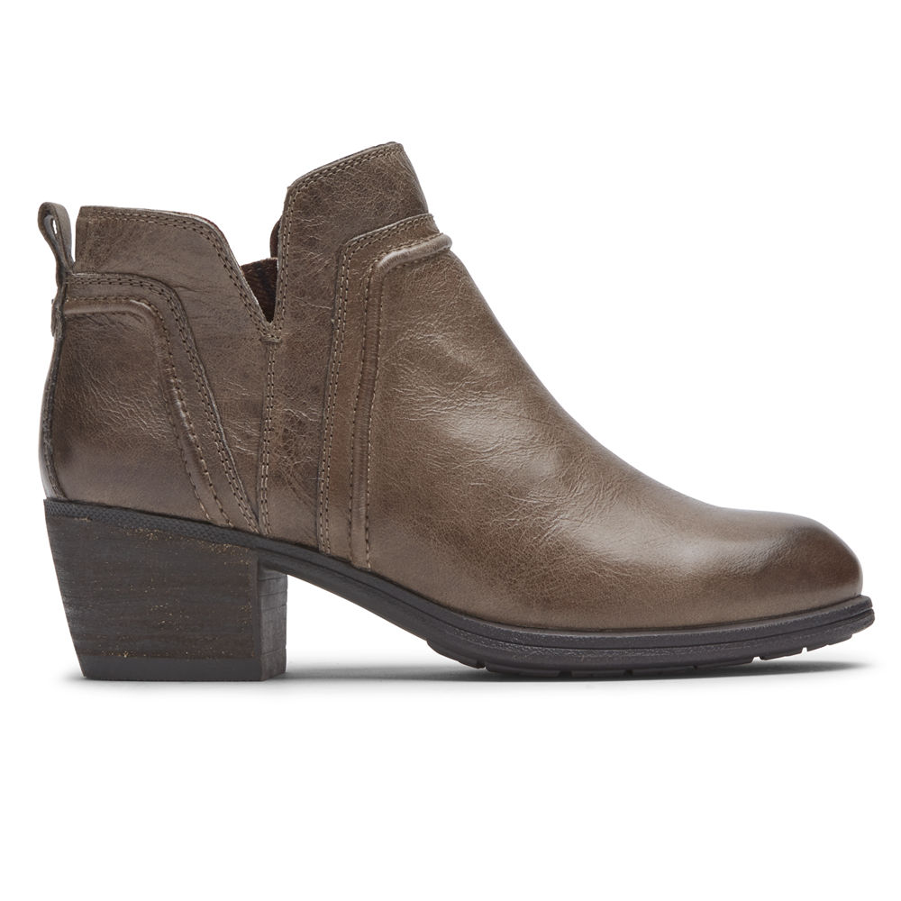 Botines Rockport Mujer Mexico - Cobb Hill Anisa V-Cut Marrom - APUWF6275